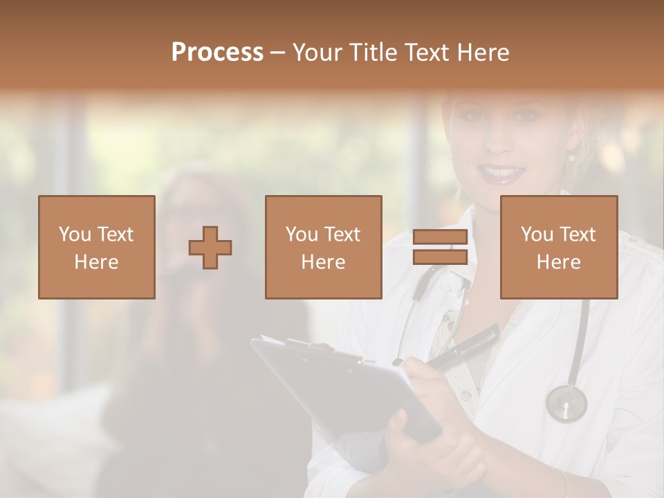 Stethoscope Giving Need PowerPoint Template