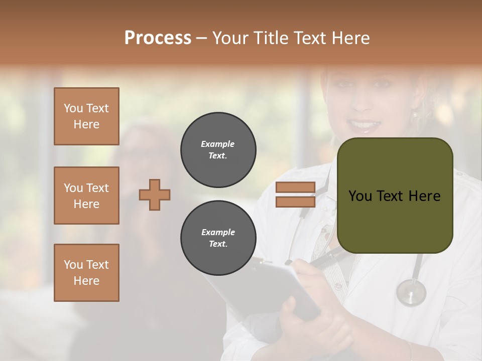 Stethoscope Giving Need PowerPoint Template