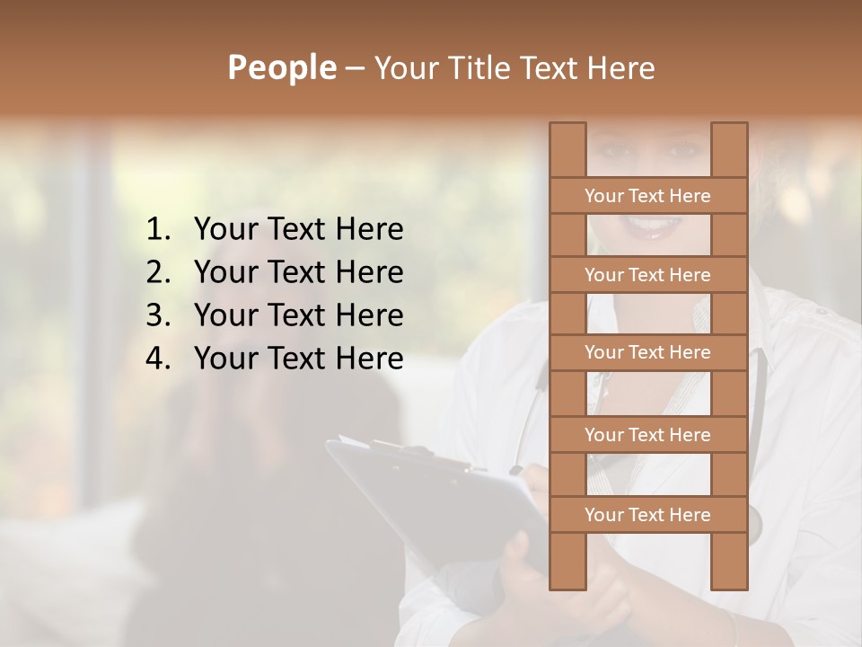 Stethoscope Giving Need PowerPoint Template