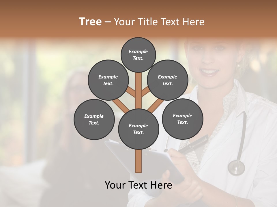 Stethoscope Giving Need PowerPoint Template