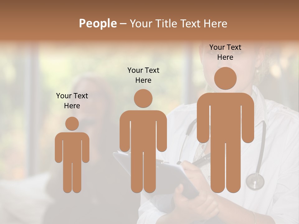 Stethoscope Giving Need PowerPoint Template