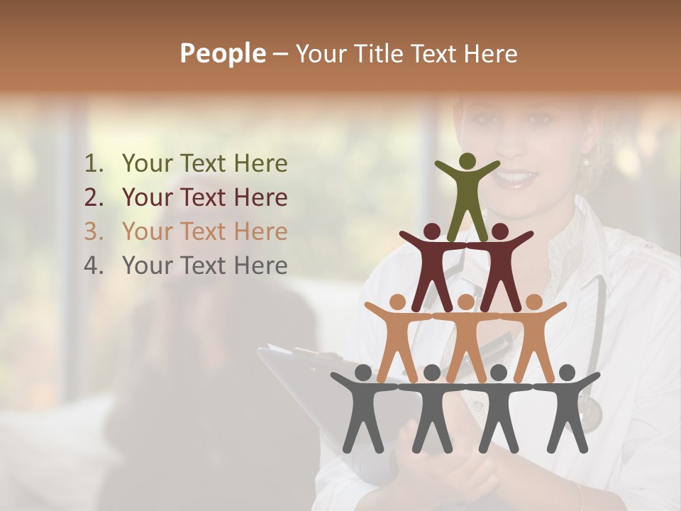 Stethoscope Giving Need PowerPoint Template