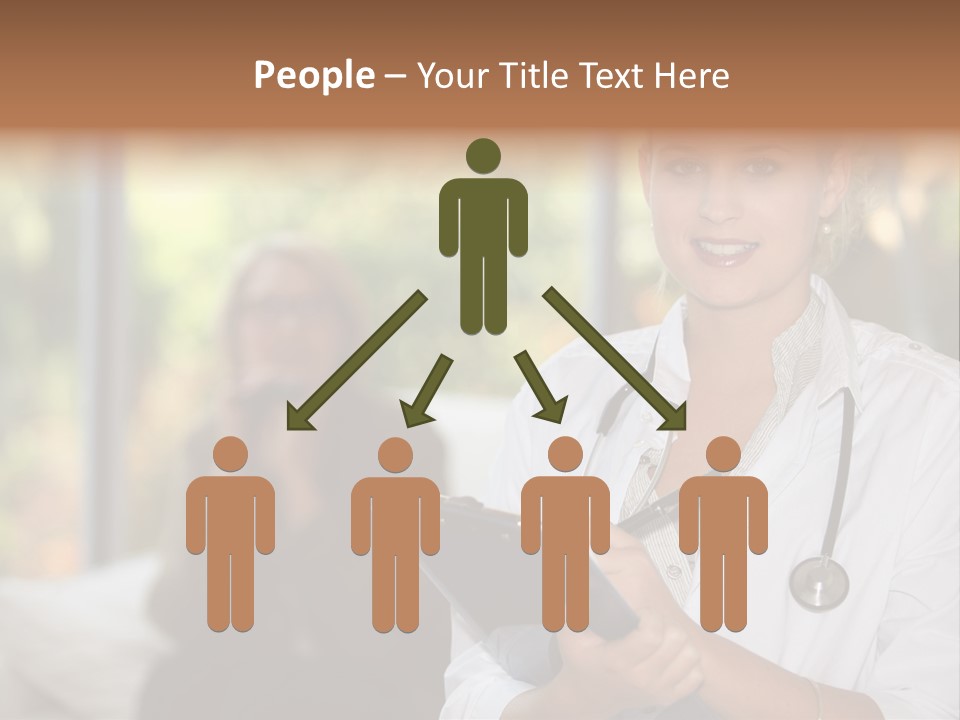 Stethoscope Giving Need PowerPoint Template