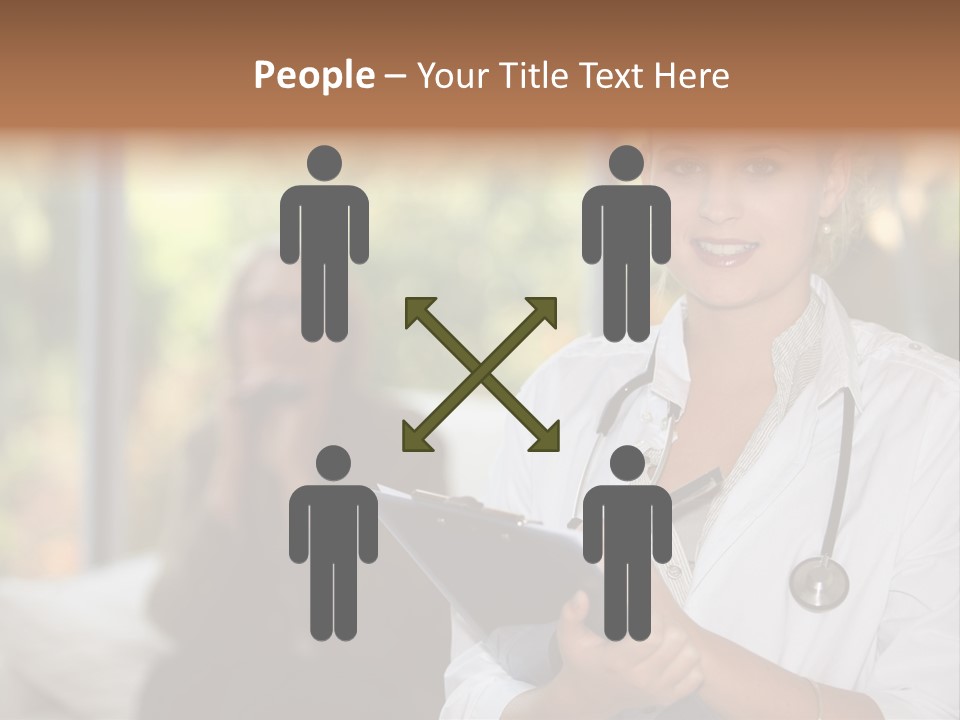 Stethoscope Giving Need PowerPoint Template