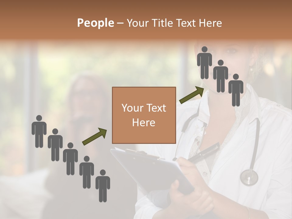 Stethoscope Giving Need PowerPoint Template