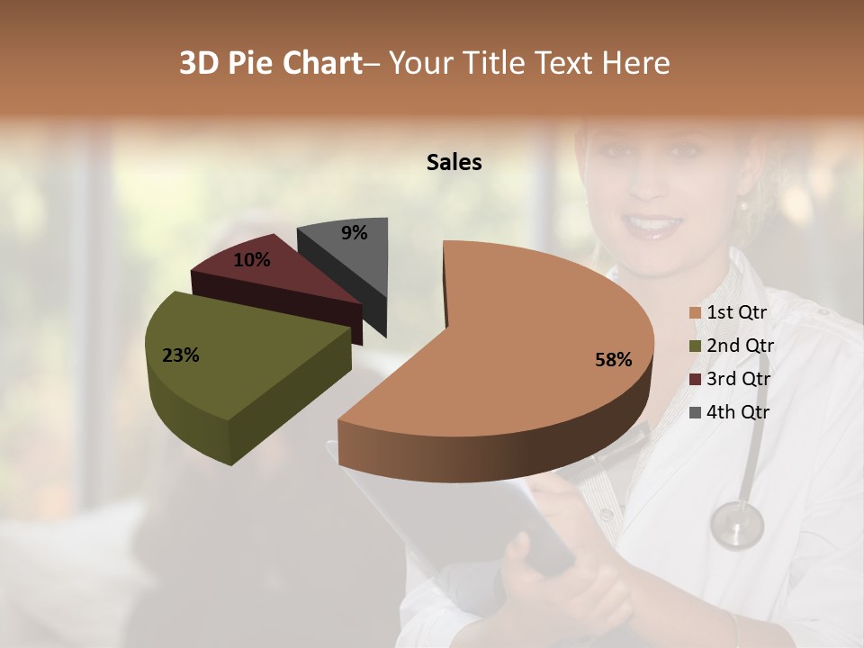 Stethoscope Giving Need PowerPoint Template