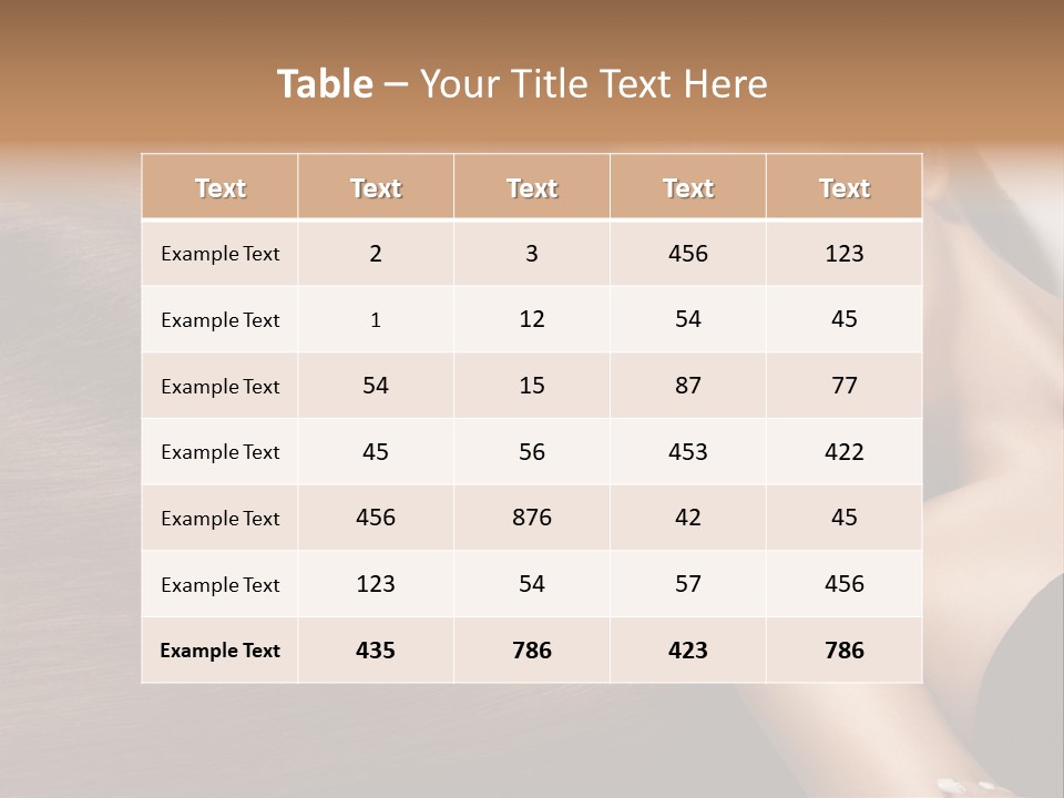 Studio Beautiful Healthy PowerPoint Template