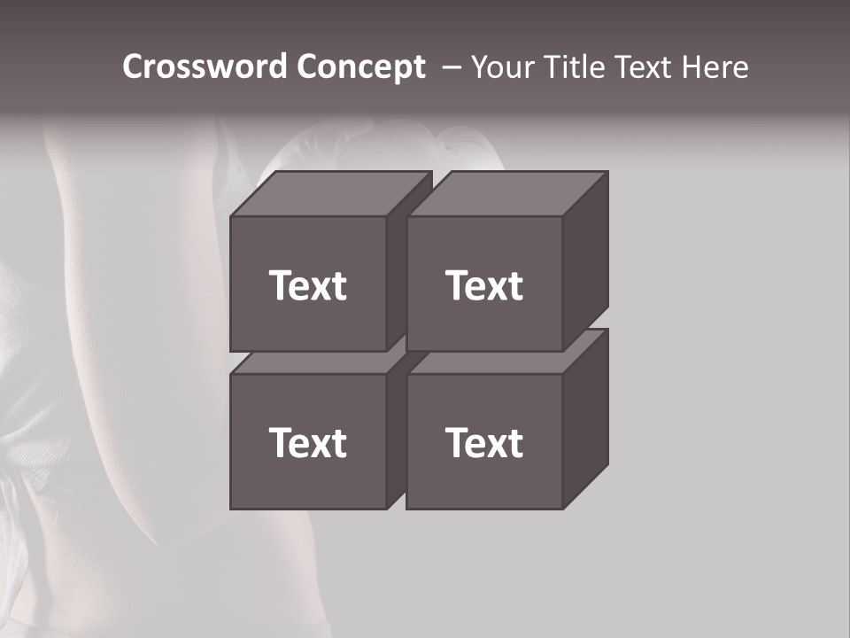 Adult Strength Competitive Sport PowerPoint Template