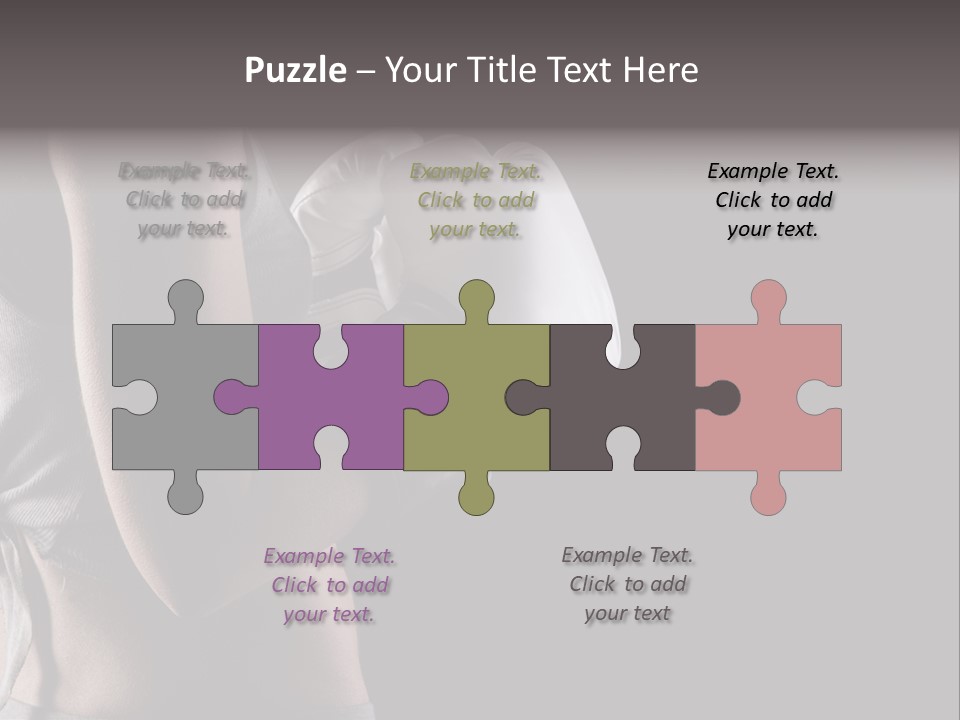 Adult Strength Competitive Sport PowerPoint Template