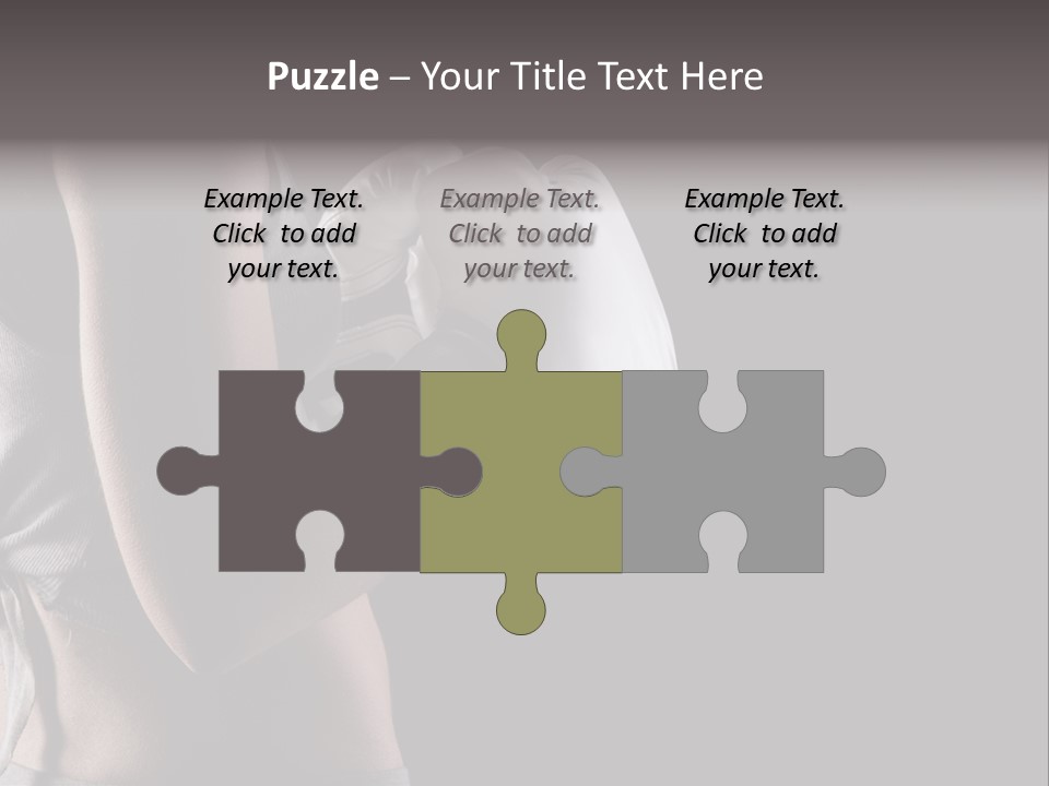 Adult Strength Competitive Sport PowerPoint Template