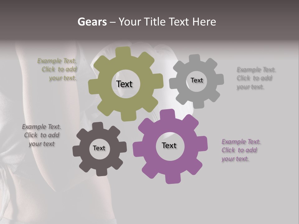 Adult Strength Competitive Sport PowerPoint Template