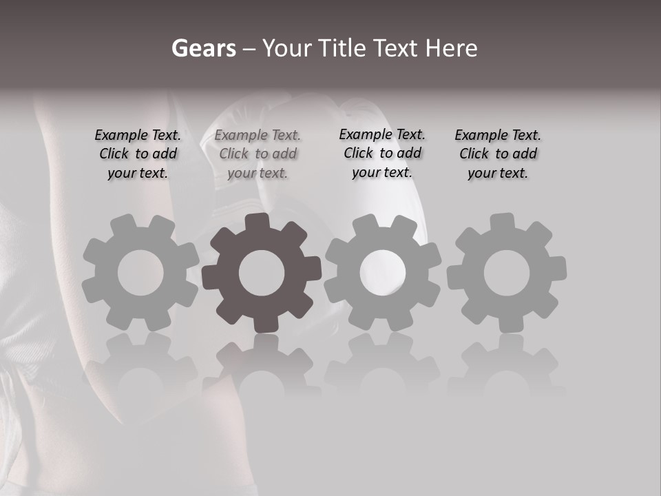 Adult Strength Competitive Sport PowerPoint Template