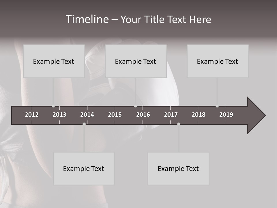 Adult Strength Competitive Sport PowerPoint Template