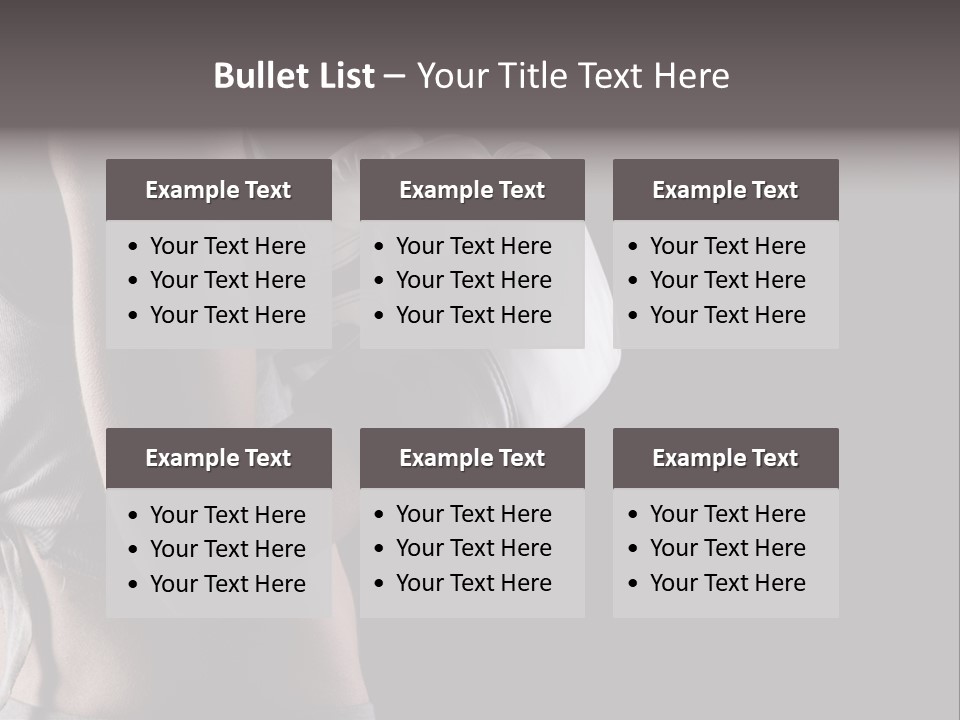 Adult Strength Competitive Sport PowerPoint Template