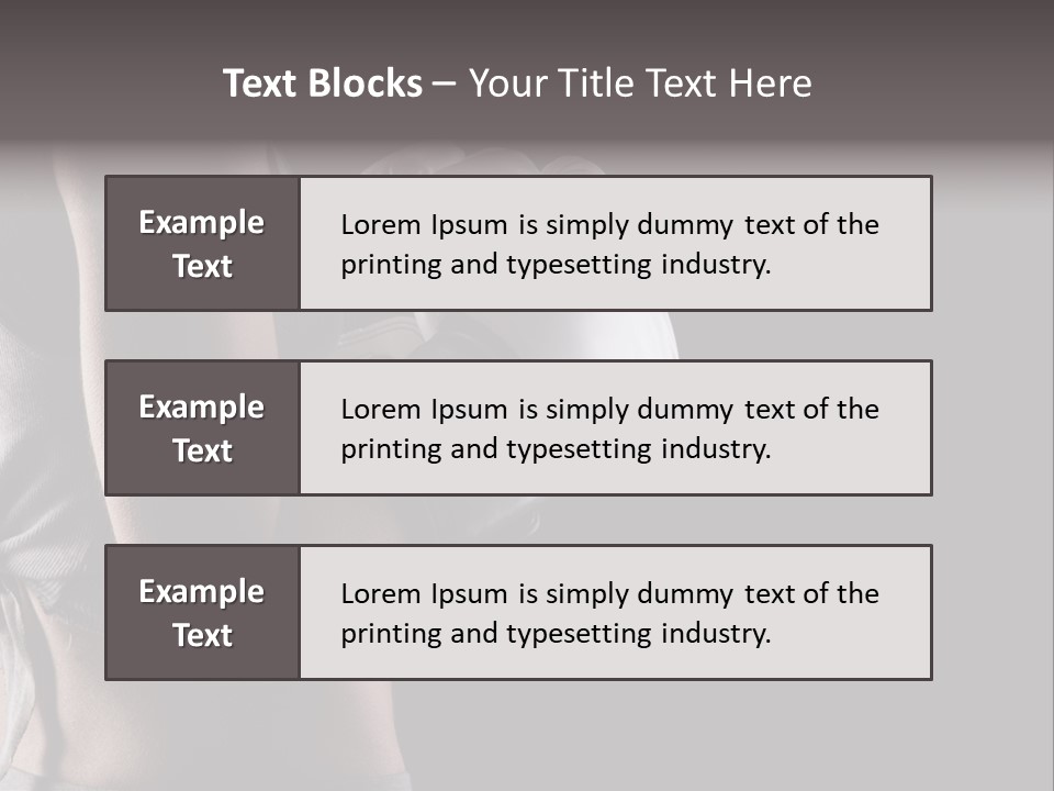 Adult Strength Competitive Sport PowerPoint Template