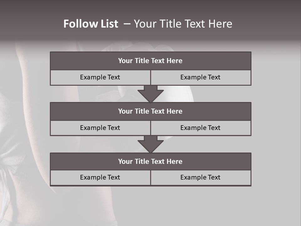 Adult Strength Competitive Sport PowerPoint Template