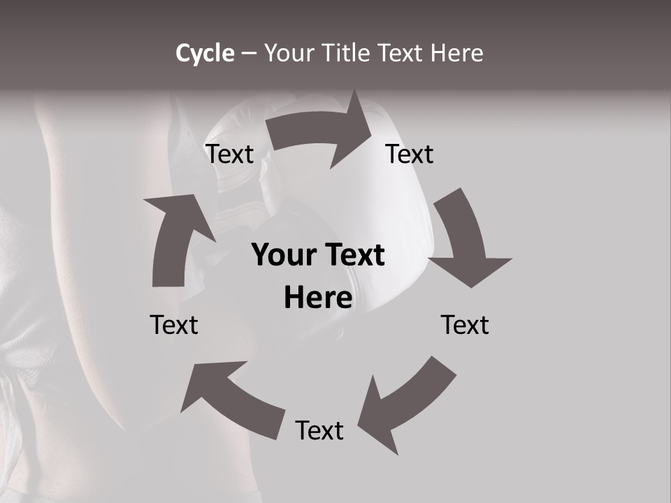 Adult Strength Competitive Sport PowerPoint Template