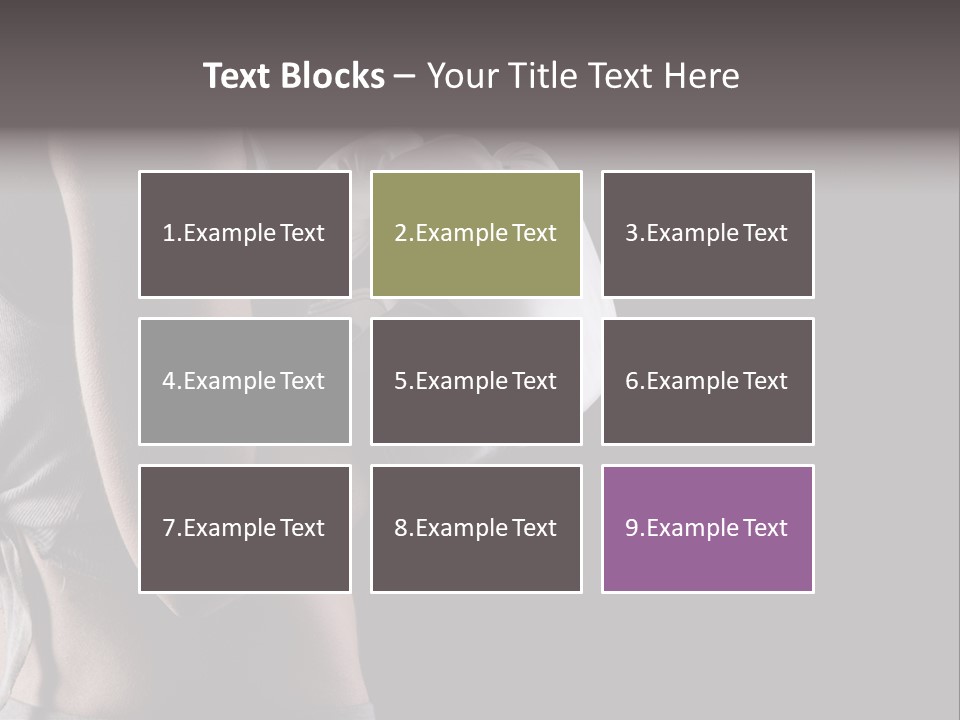 Adult Strength Competitive Sport PowerPoint Template