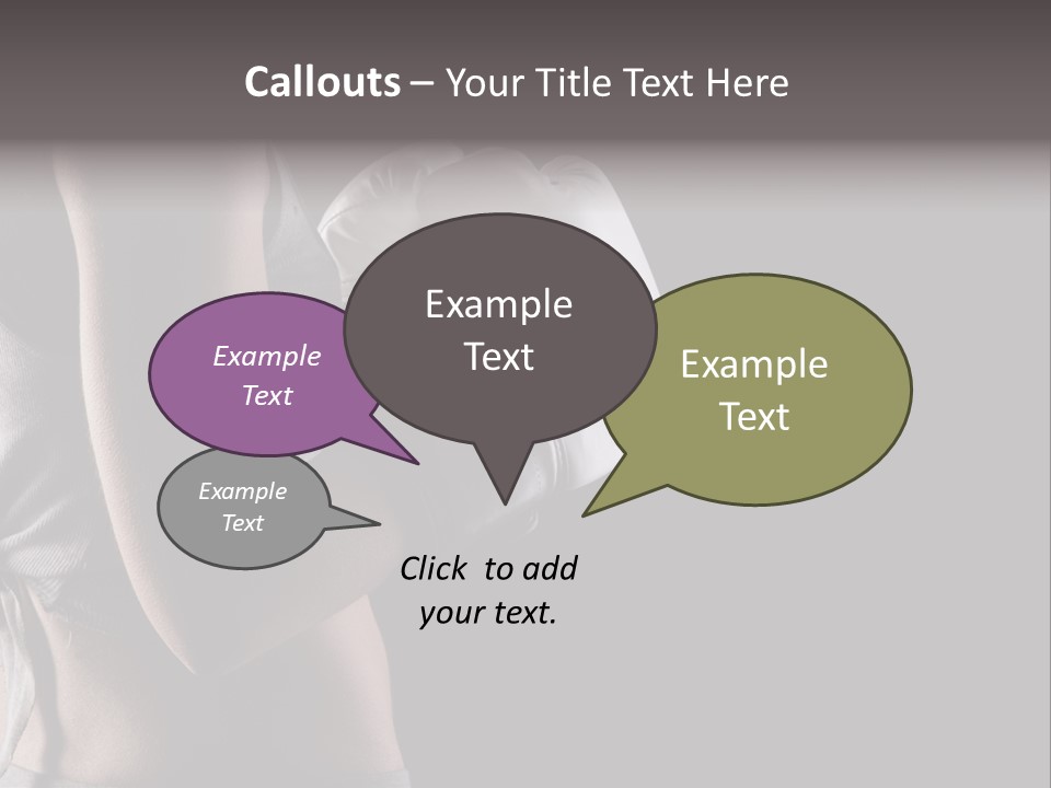 Adult Strength Competitive Sport PowerPoint Template