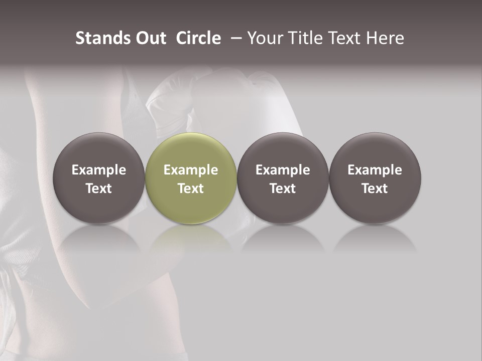 Adult Strength Competitive Sport PowerPoint Template