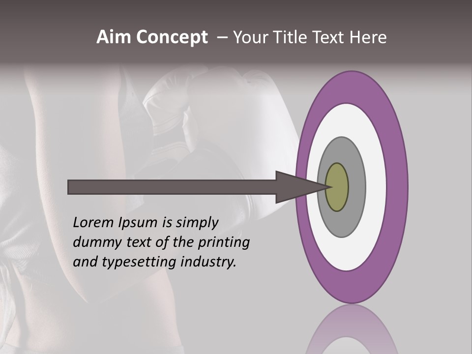 Adult Strength Competitive Sport PowerPoint Template