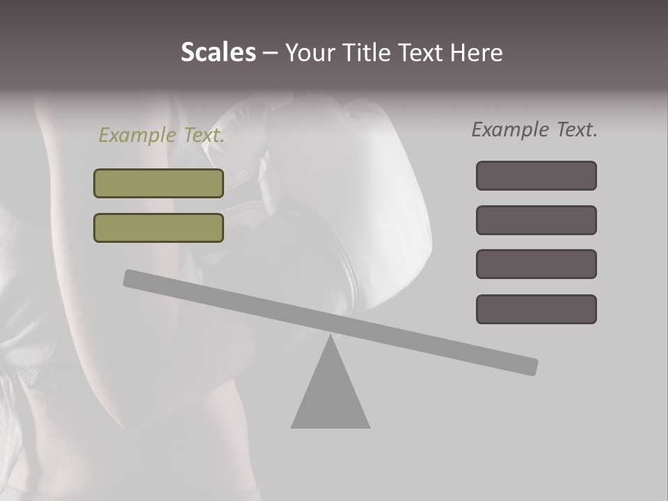 Adult Strength Competitive Sport PowerPoint Template