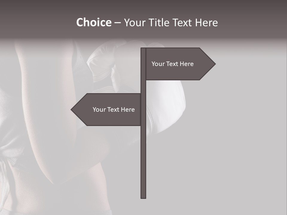 Adult Strength Competitive Sport PowerPoint Template