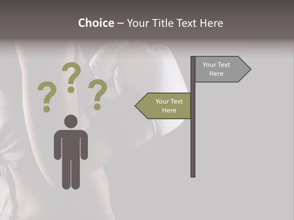 Adult Strength Competitive Sport PowerPoint Template