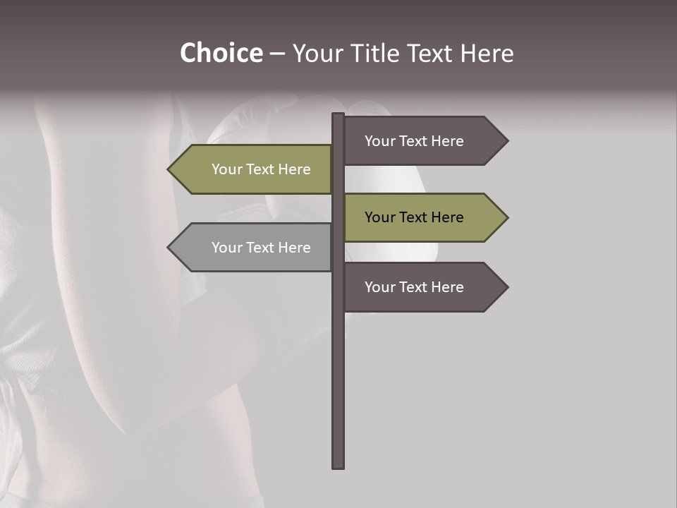 Adult Strength Competitive Sport PowerPoint Template