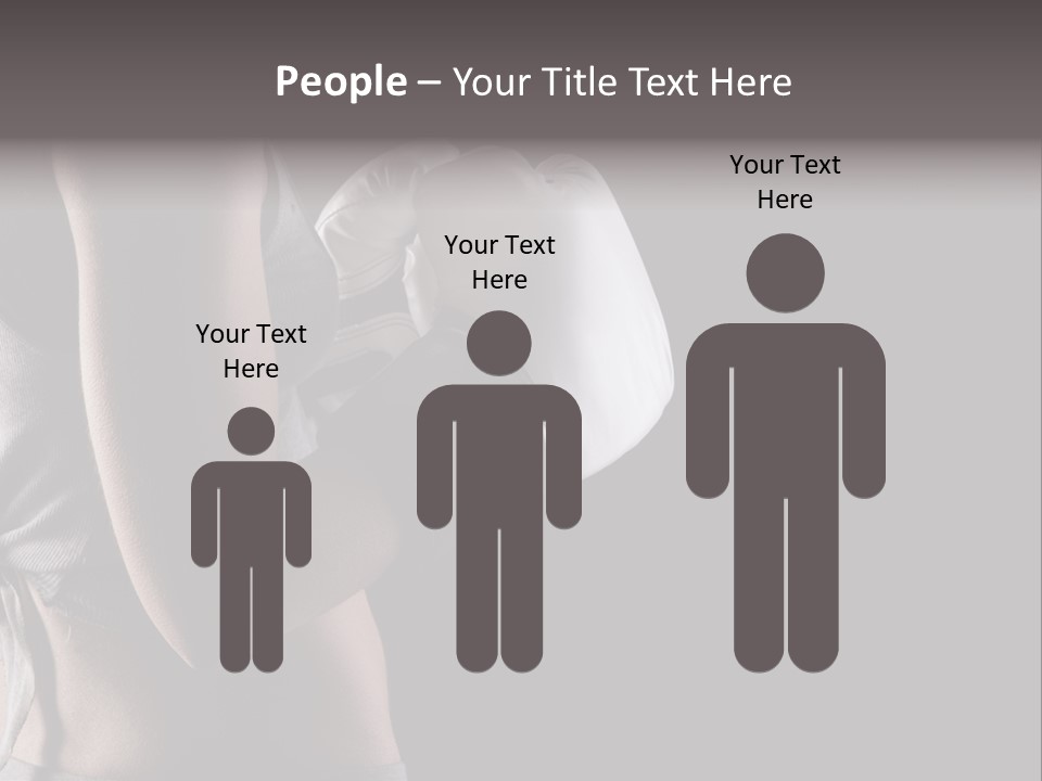 Adult Strength Competitive Sport PowerPoint Template