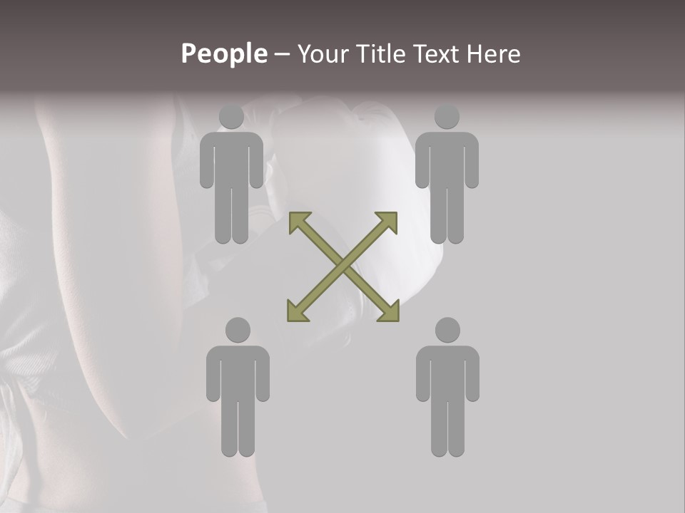 Adult Strength Competitive Sport PowerPoint Template