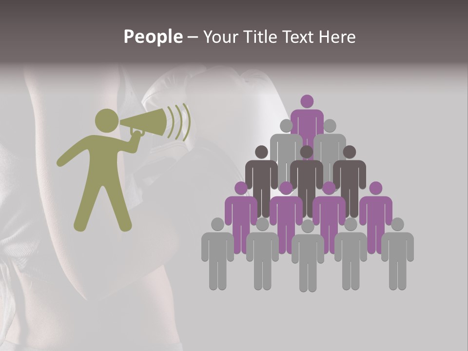 Adult Strength Competitive Sport PowerPoint Template