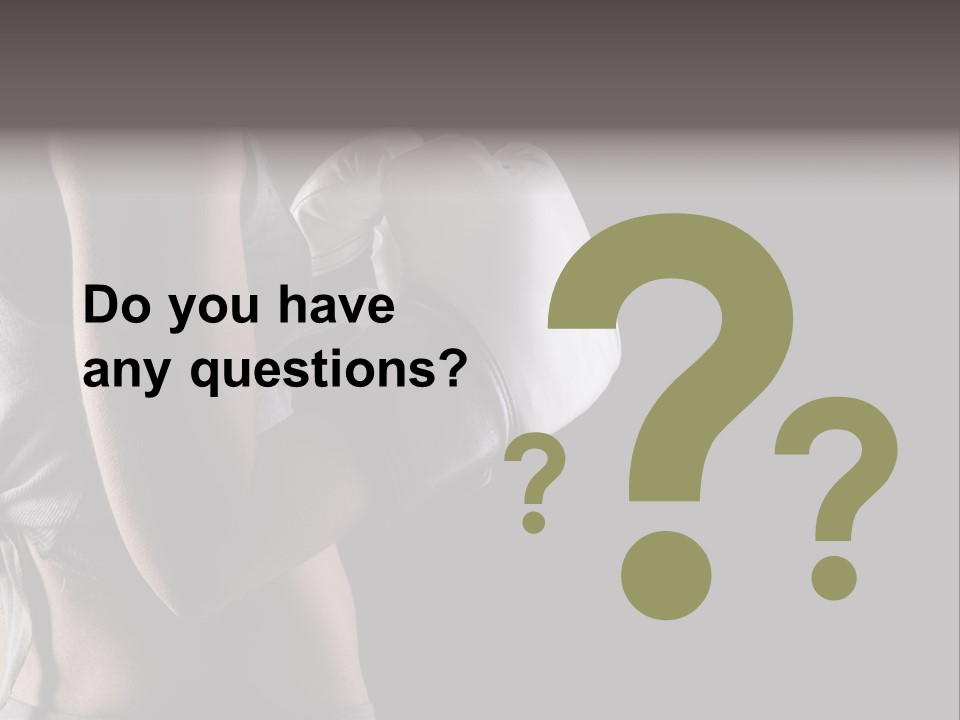 Adult Strength Competitive Sport PowerPoint Template