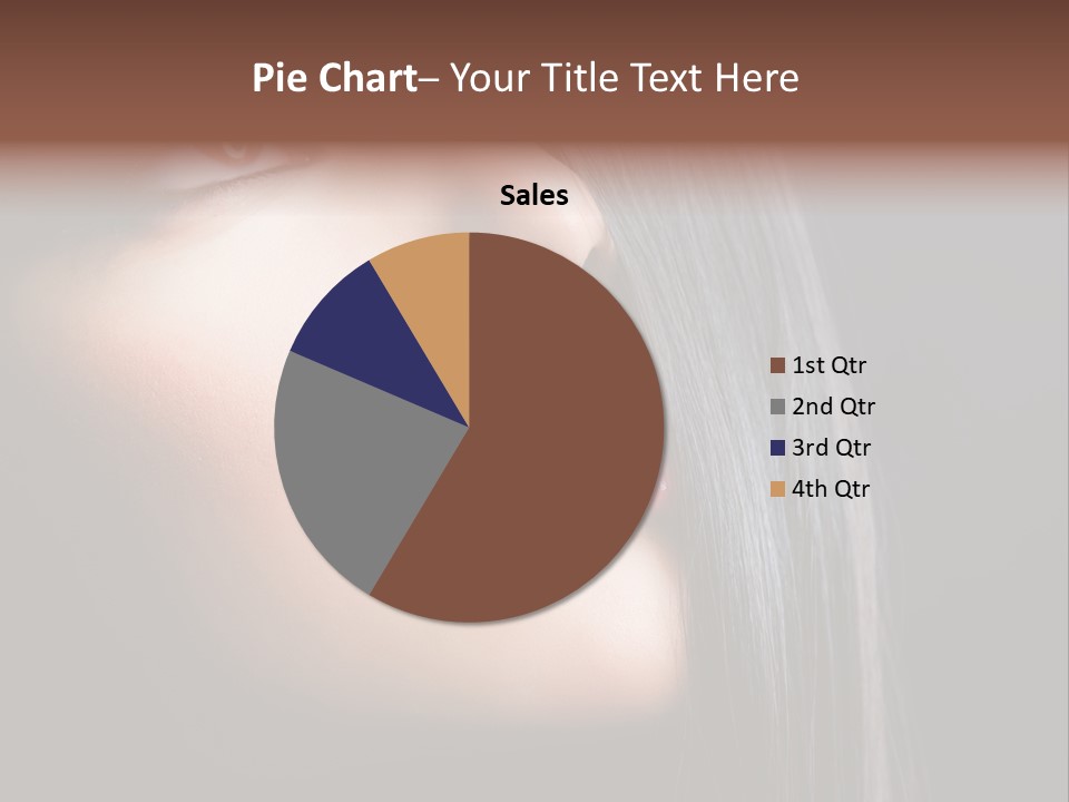 Styling Brunette Hair PowerPoint Template