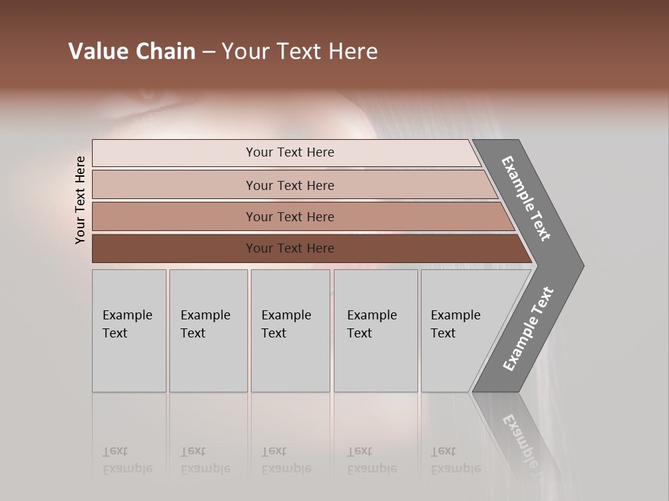 Styling Brunette Hair PowerPoint Template