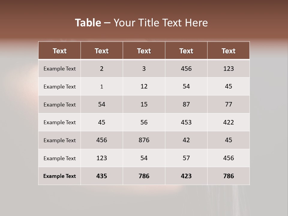 Styling Brunette Hair PowerPoint Template