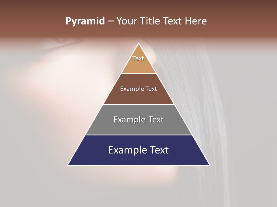 Styling Brunette Hair PowerPoint Template