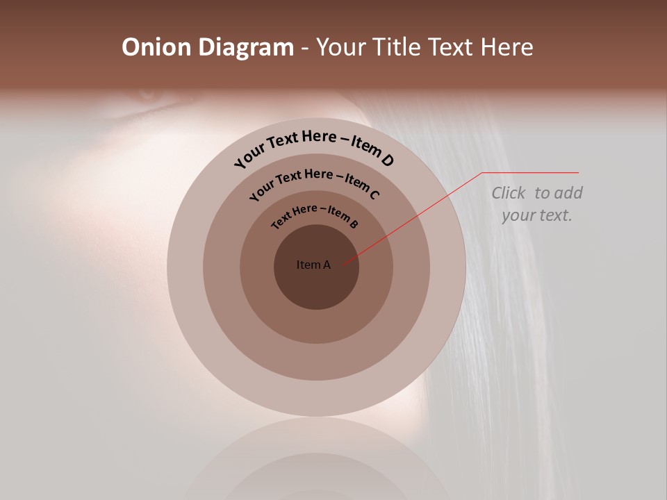 Styling Brunette Hair PowerPoint Template