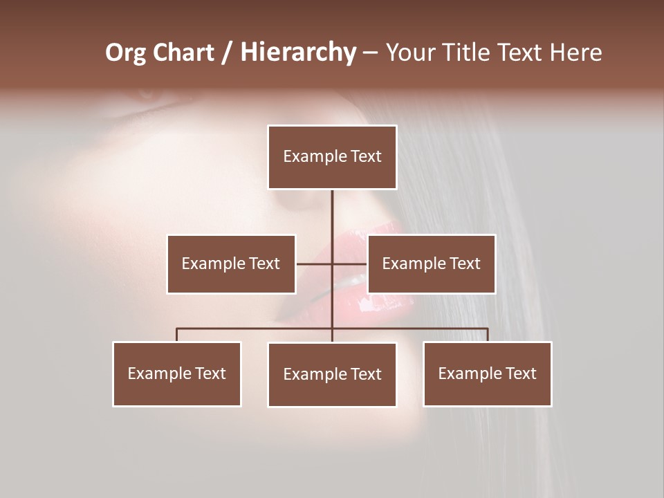 Styling Brunette Hair PowerPoint Template