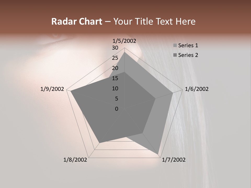 Styling Brunette Hair PowerPoint Template