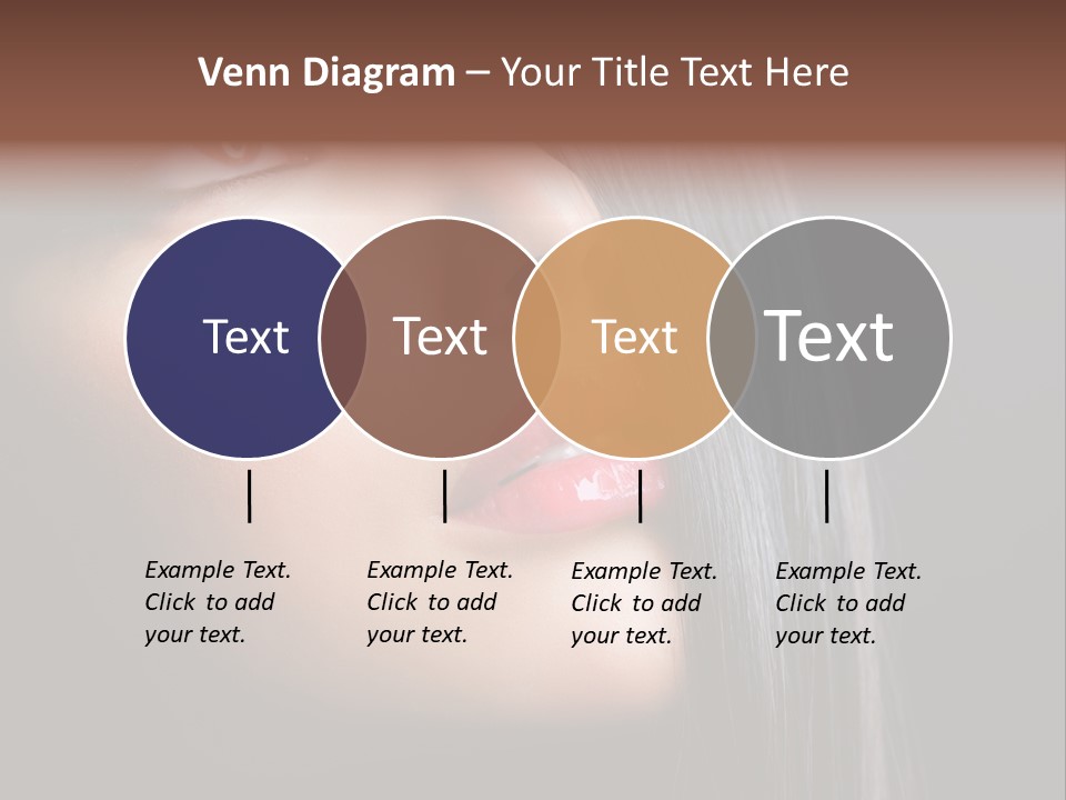 Styling Brunette Hair PowerPoint Template