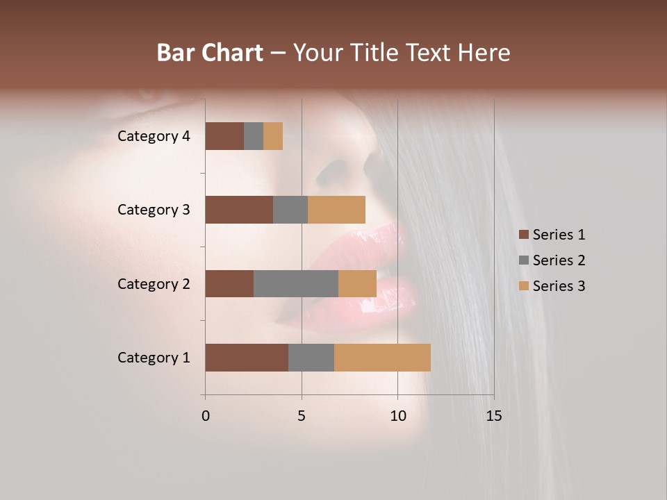 Styling Brunette Hair PowerPoint Template