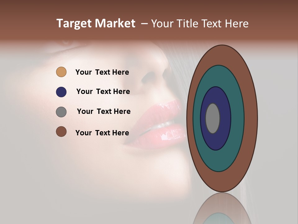 Styling Brunette Hair PowerPoint Template