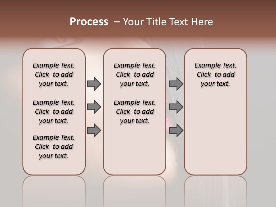 Styling Brunette Hair PowerPoint Template