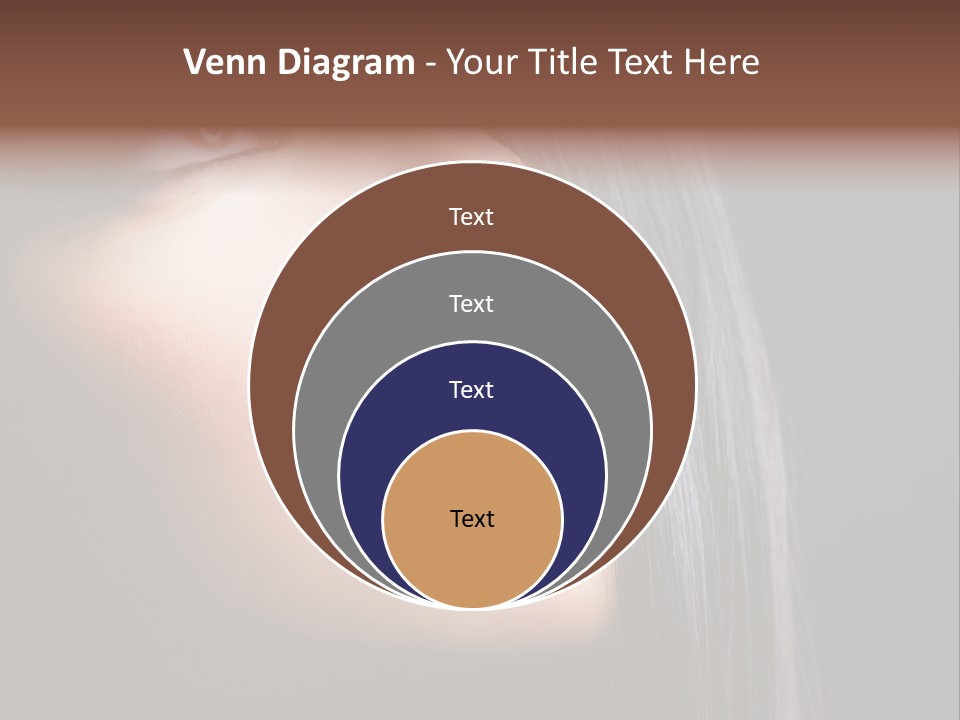 Styling Brunette Hair PowerPoint Template