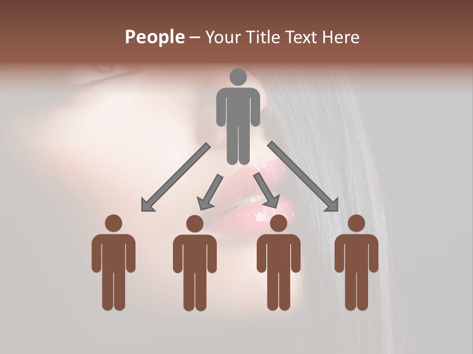 Styling Brunette Hair PowerPoint Template