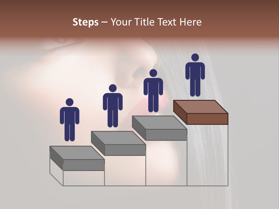 Styling Brunette Hair PowerPoint Template