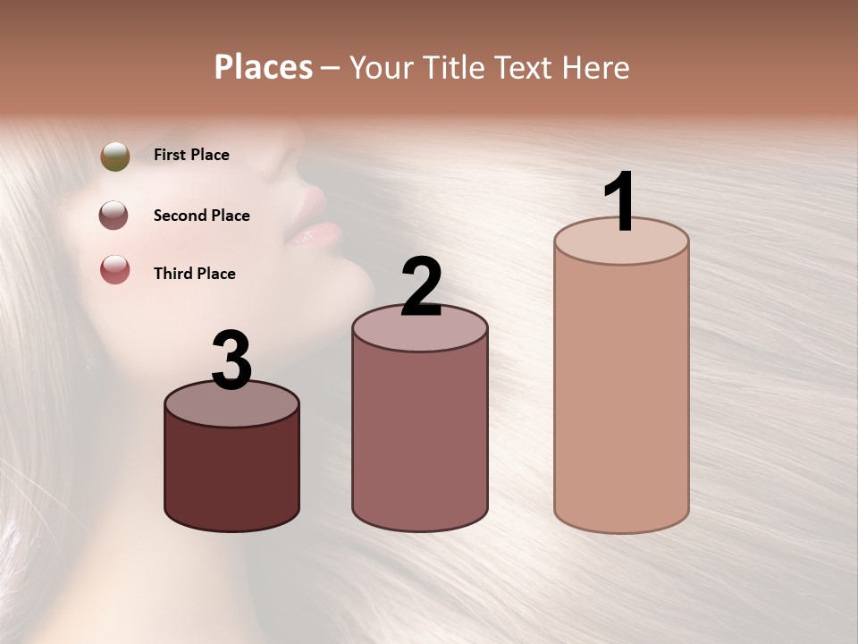 Model Salon Coloring PowerPoint Template
