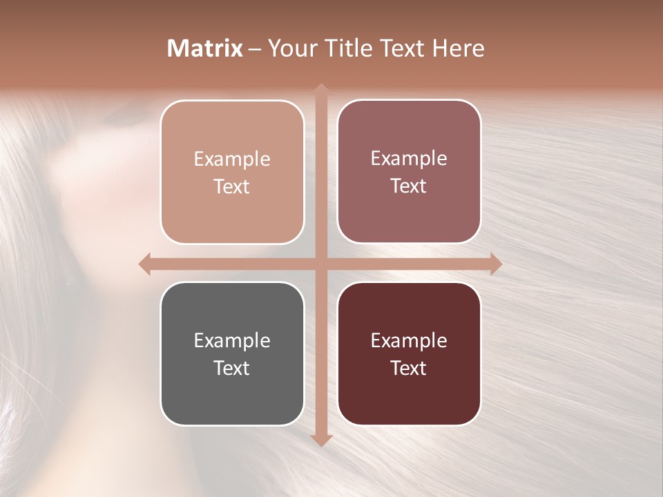 Model Salon Coloring PowerPoint Template