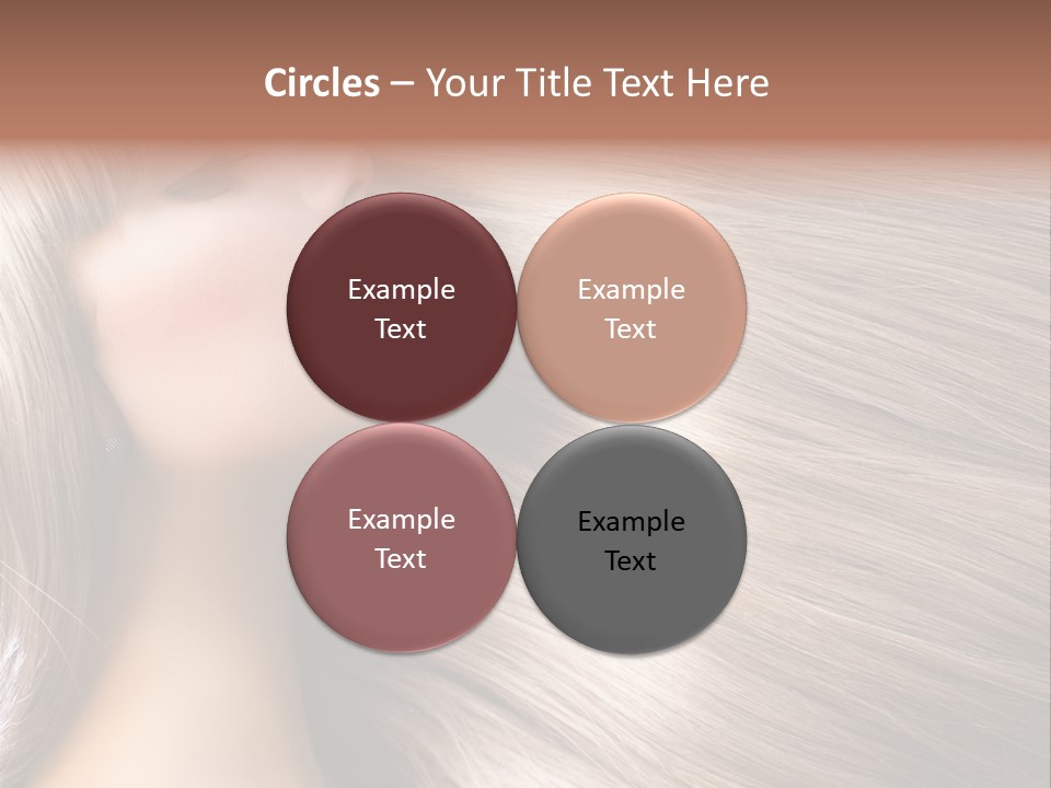 Model Salon Coloring PowerPoint Template